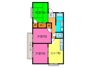 多田壱番館の物件間取画像